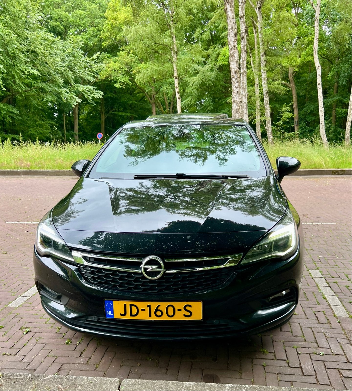 Opel Astra 1.0 Turbo 77KW 5D 2016 Zwart, Stof, Zwart, 610 kg, Origineel Nederlands