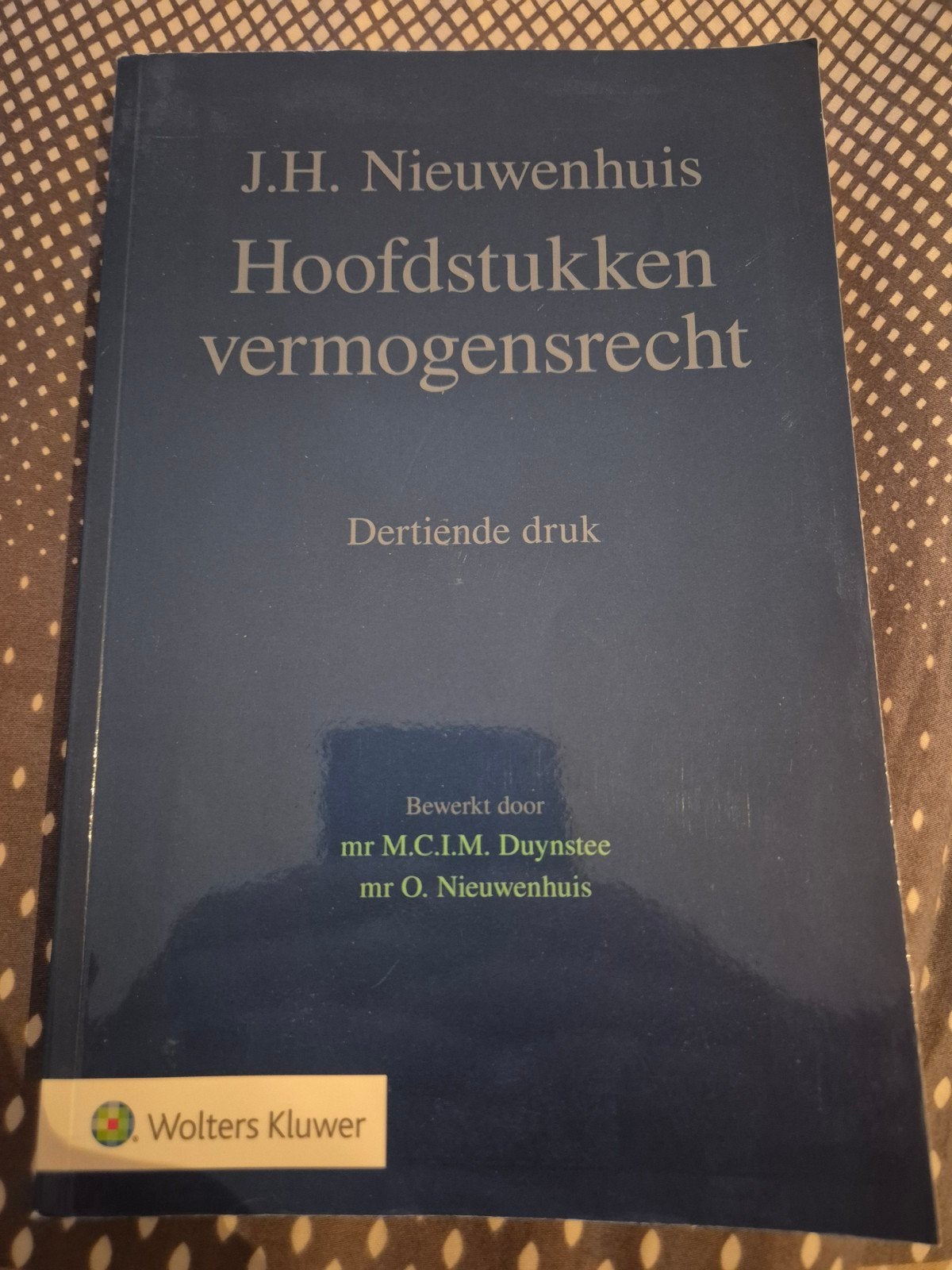 Hoofdstukken vermogensrecht - J.H. Nieuwenhuis, Ophalen of Verzenden, J.H. Nieuwenhuis, Alpha, WO