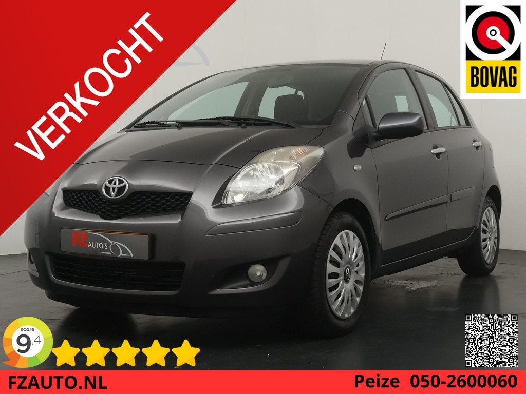 Toyota Yaris 1.3 VVTi Aspiration - Climate Control - Trekhaa, Voorwielaandrijving, Bedrijf, Handgeschakeld, 550 kg