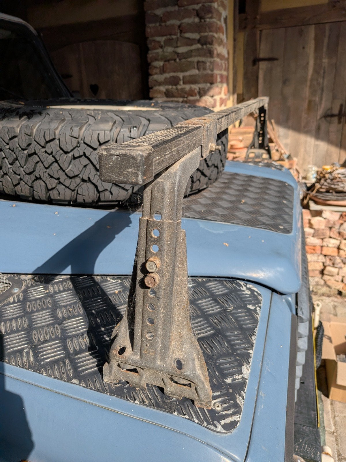 Defender dakdragers, Auto diversen, Dakdragers, Ophalen, Gebruikt