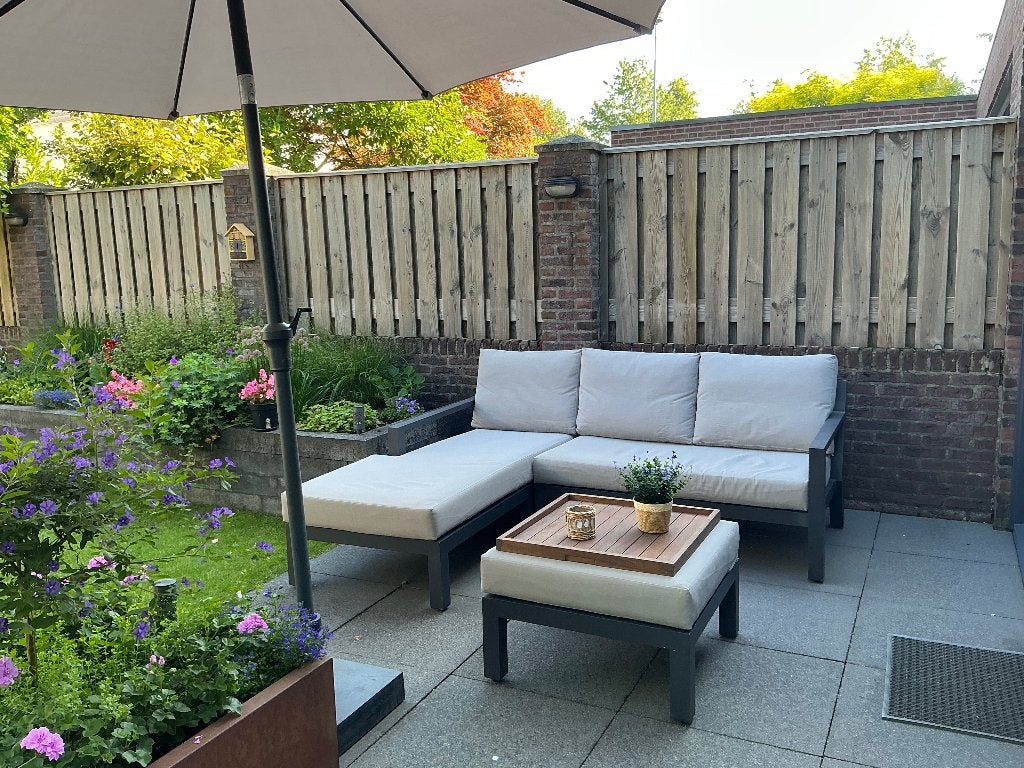Lounge set, Ophalen, Gebruikt, 3 zitplaatsen, Aluminium