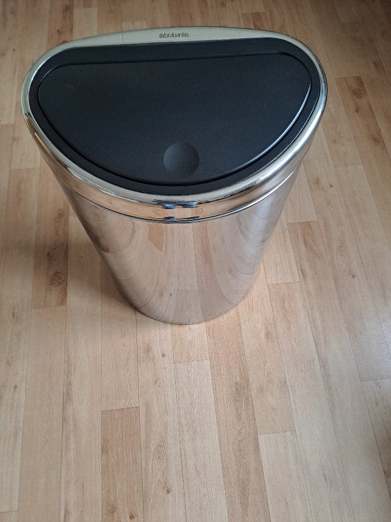 Afvalemmer Brabantia, 40 liter of meer, Ophalen of Verzenden, Zo goed als nieuw, Rvs