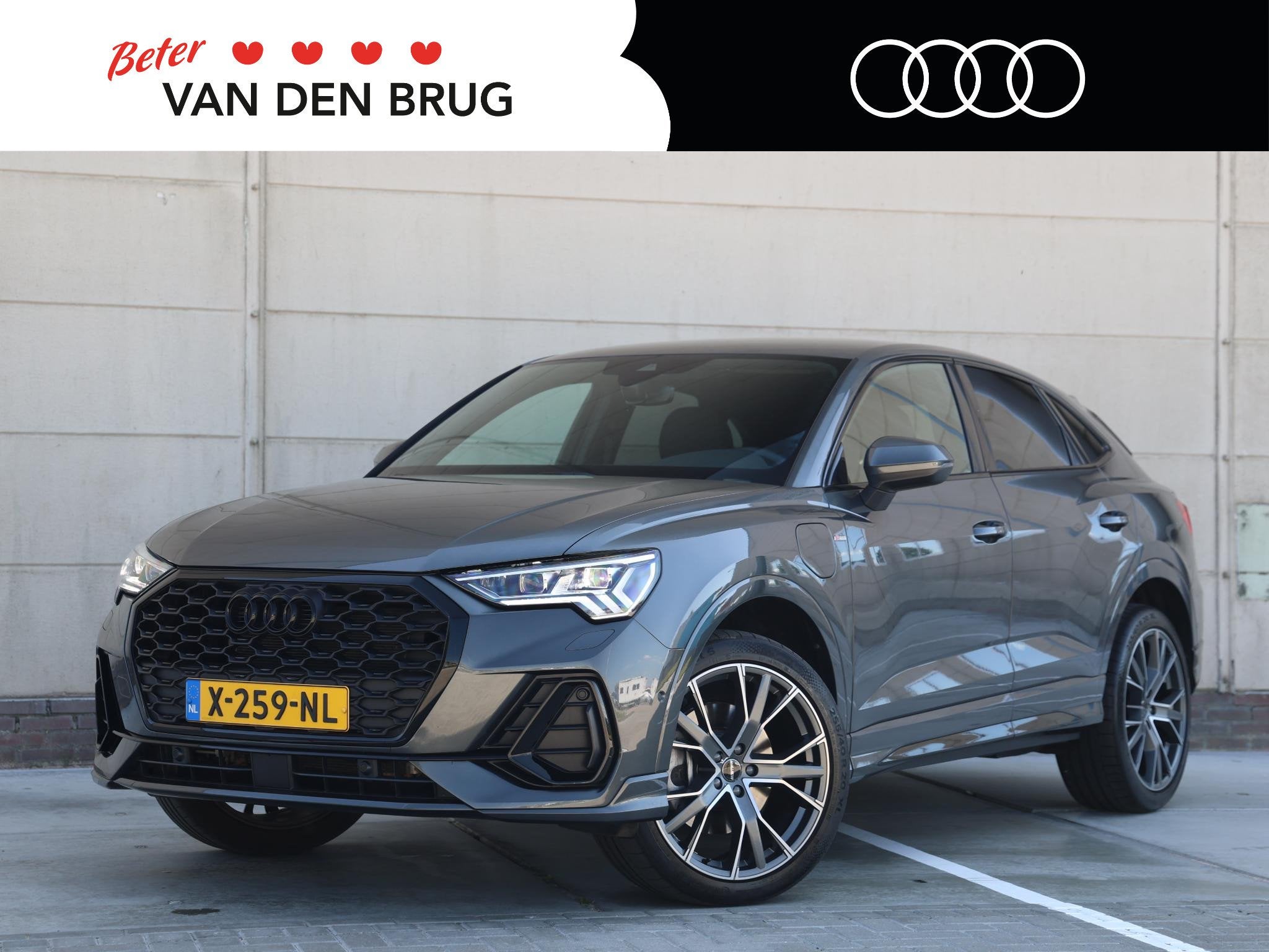 Audi Q3 Sportback 45 TFSIe 245 pk S-Line | Leder | Elektr. v, Auto's, Audi, Gebruikt, Hybride Elektrisch/Benzine, 71 km/l, 13 kWh