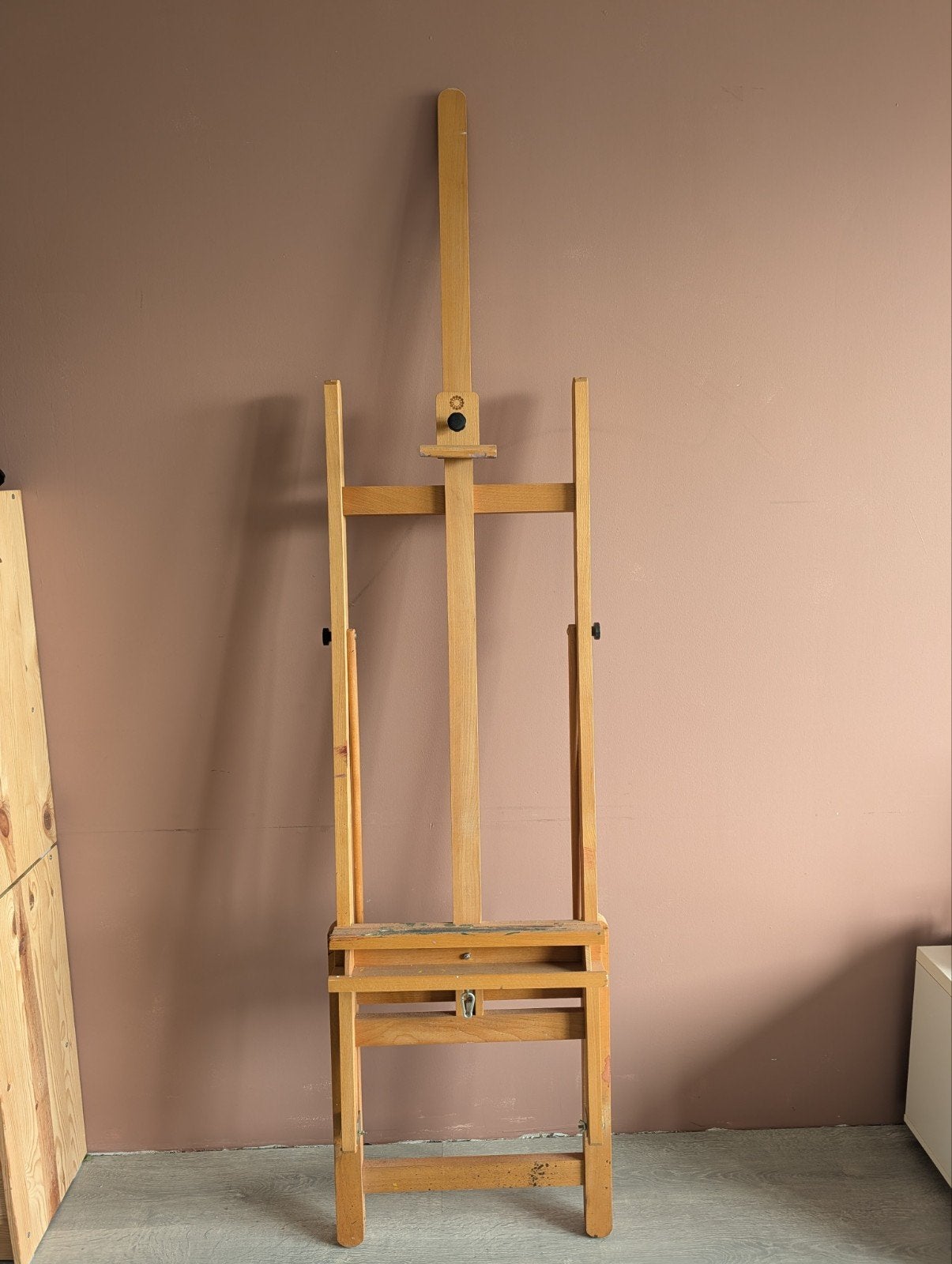 Schildersezel Pipoos 210x64cm, uitschuifbaar tot 3m, Hobby en Vrije tijd, Schilderen, Ophalen, Gebruikt, Ezel