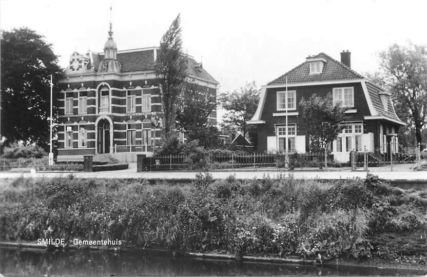 300-349-041 Smilde Gemeentehuis, Verzenden, Voor 1920, Drenthe