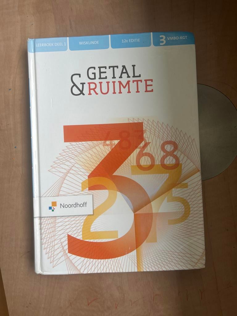 Getal en Ruimte 3 vmbo-kgt deel 1, 12e editie, Ophalen of Verzenden, Zo goed als nieuw, VMBO, Wiskunde A