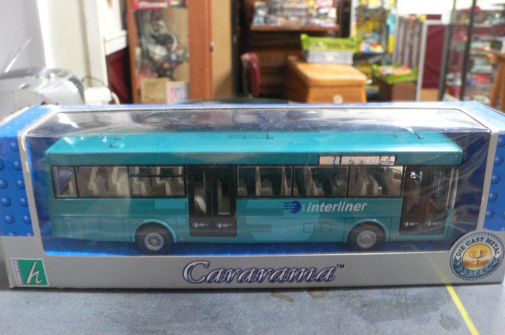 interliner stadsbus - cararama 1/60, Verzenden, Nieuw, Bus of Vrachtwagen