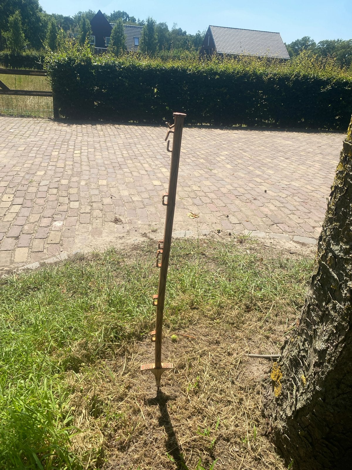Prikpaaltjes, Ophalen, Gebruikt, Kunststof, Tuinhek