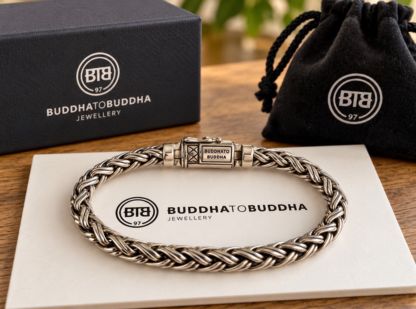 Buddha to Buddha Armband Katja XS Sterling Zilver J170, Ophalen of Verzenden, Zo goed als nieuw, Zilver, Zilver