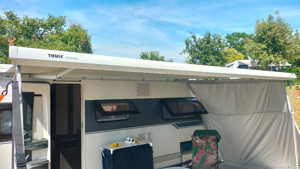Luifel caravan of camper Thule omnistor 5200 NB, Ophalen, Zo goed als nieuw, Thule