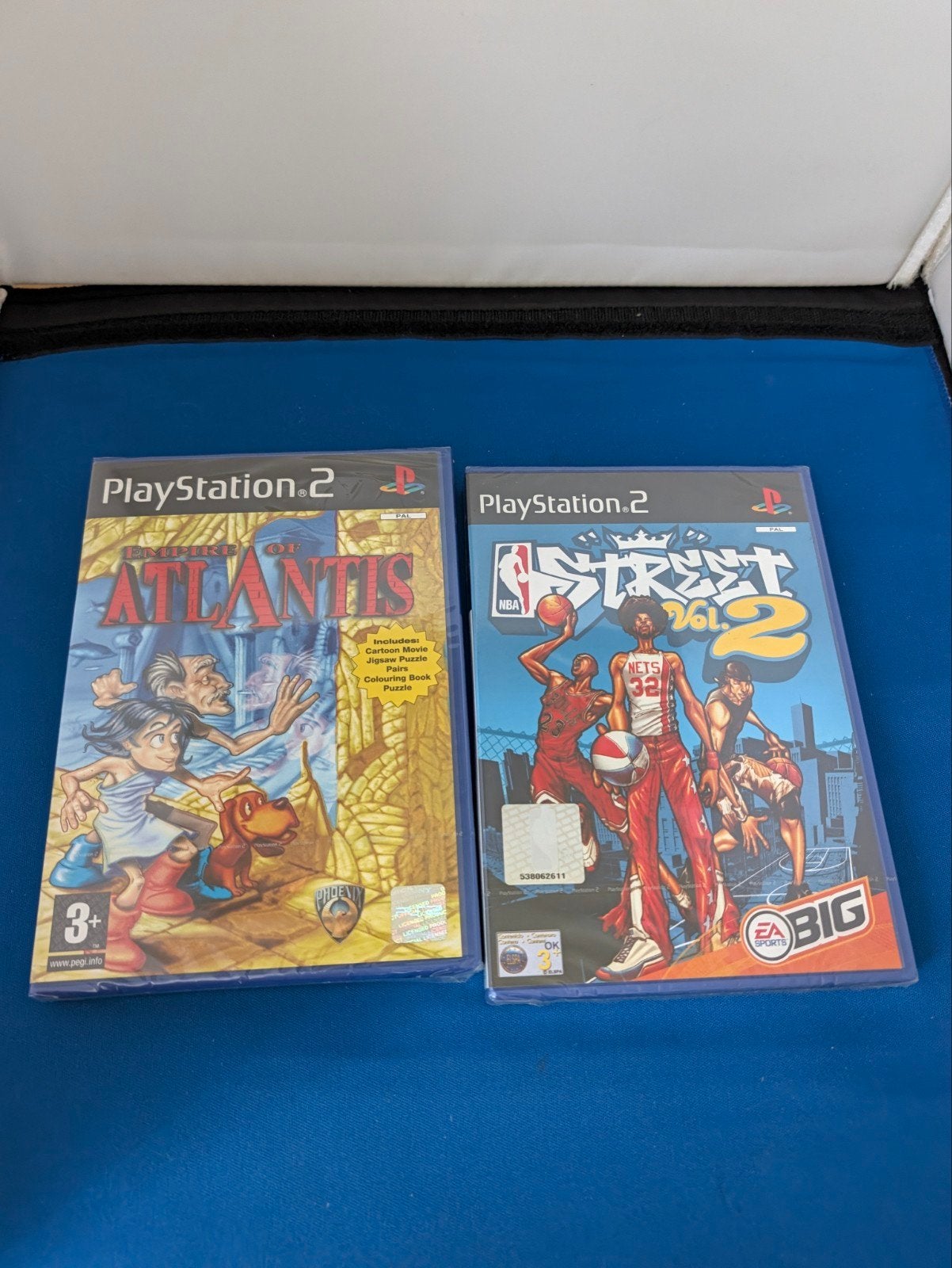 PS2 Games: NBA Street Vol. 2 & The Lost City of Atlantis, 1 speler, Nieuw, Ophalen of Verzenden, Vanaf 3 jaar