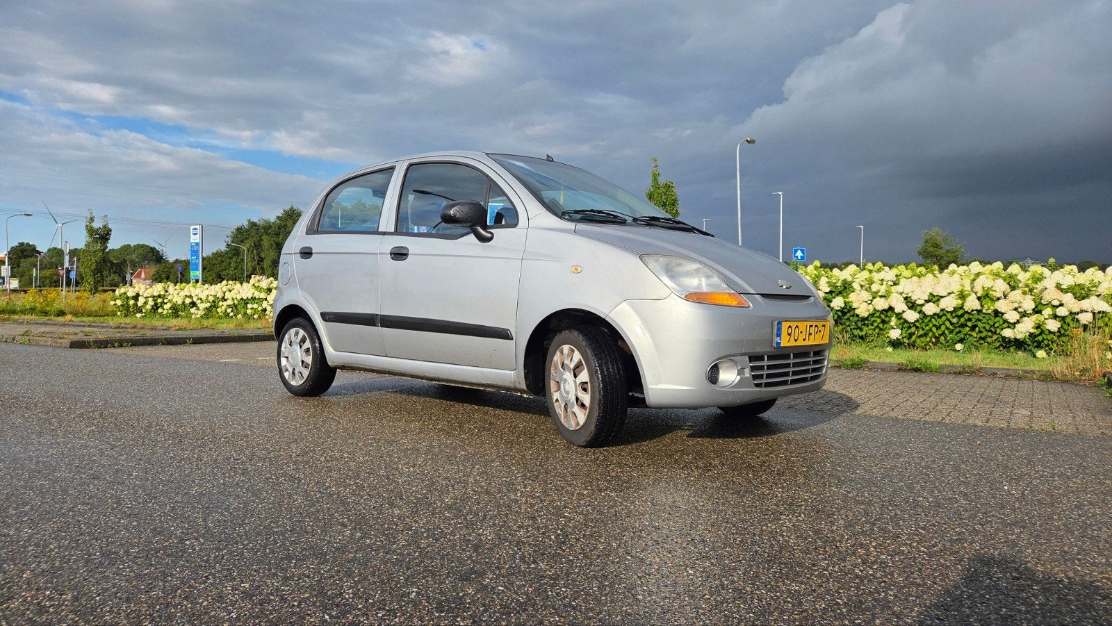 Chevrolet Matiz 0.8 2009 Grijs, Auto's, Voorwielaandrijving, Stof, Origineel Nederlands, 19 km/l