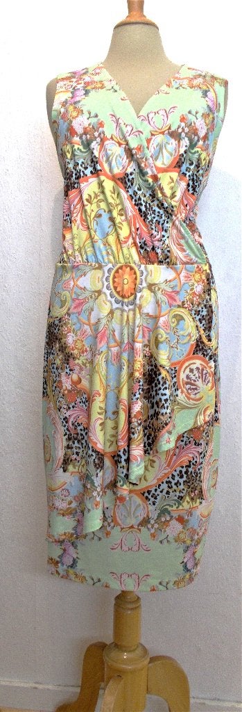 Mooie print jurk van Etoile du Monde! L/XL, Kleding | Dames, Jurken, Overige kleuren, Verzenden, Maat 46/48 (XL) of groter, Zo goed als nieuw