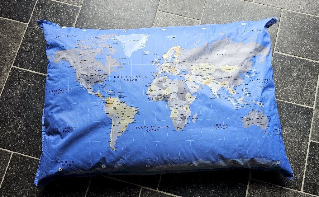 Sit & Joy zitzak met wereldkaart (nieuw), Ophalen, Nieuw, Overige kleuren, Rechthoekig
