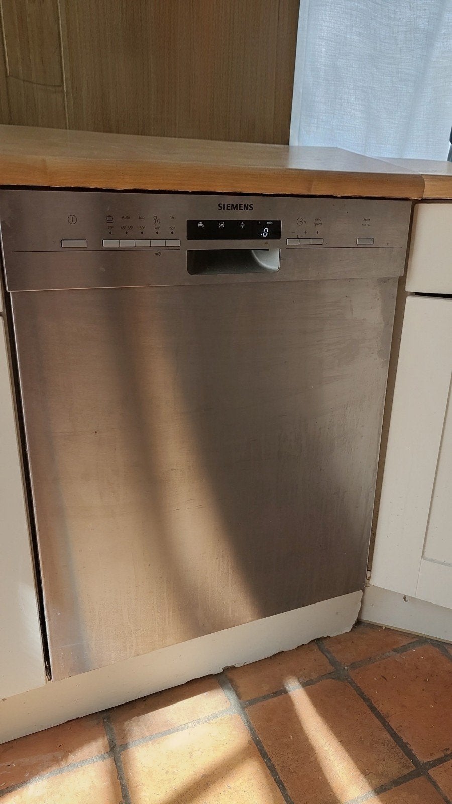 Siemens SI 6P 1S RVS onderbouw vaatwasser, Witgoed en Apparatuur, Vaatwasmachines, Ophalen, Gebruikt, Minder dan 85 cm, 60 cm of meer
