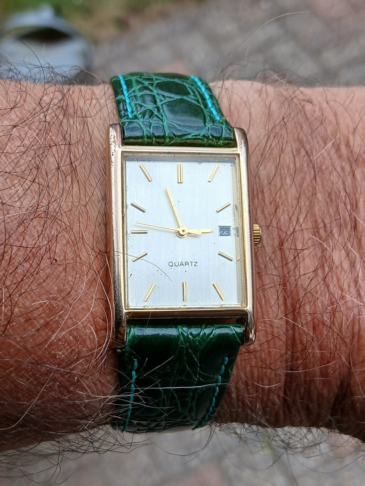 Nette Tank Quartz horloge, goudkleurig met Miyota uurwerk, Sieraden, Tassen en Uiterlijk, Overige Accessoires, Ophalen of Verzenden
