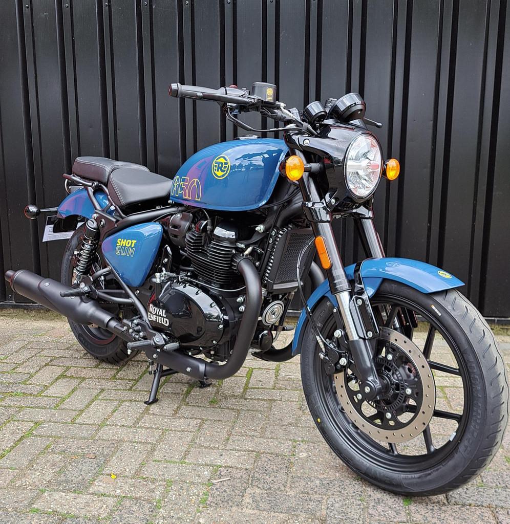 Royal Enfield Shotgun 650, LED Verlichting, 648 cc, Bedrijf, Toermotor