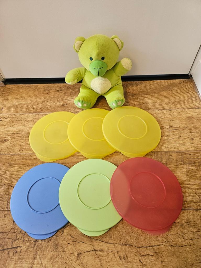 Tupperware deksels saturnus - 17,5 cm, Ophalen of Verzenden, Zo goed als nieuw, Groen, Overige typen