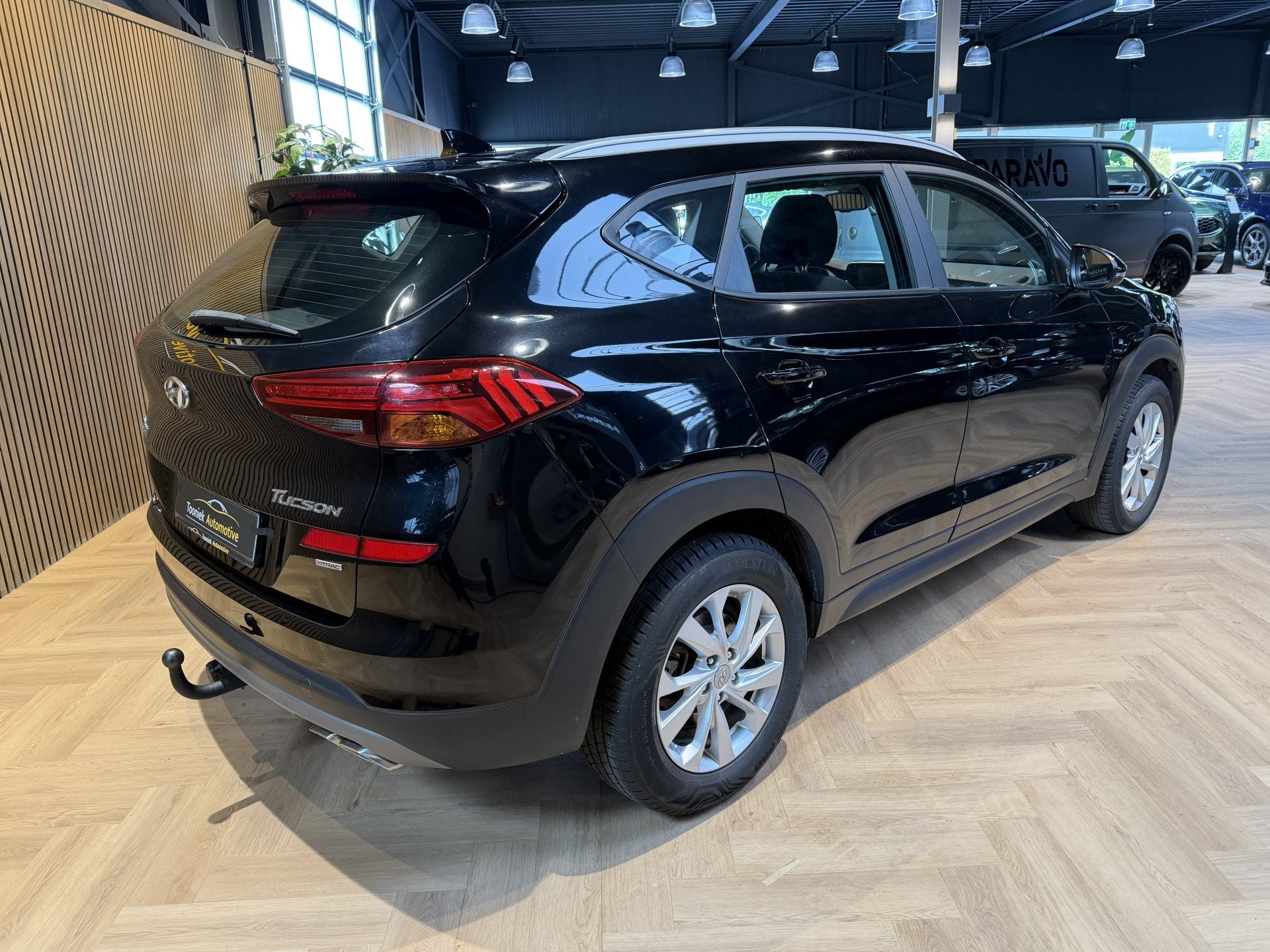 Hyundai Tucson 1.6 T-GDi Comfort 4WD (bj 2018, automaat), Auto's, Dealer onderhouden, Gebruikt, 4 cilinders, Met garantie (alle)