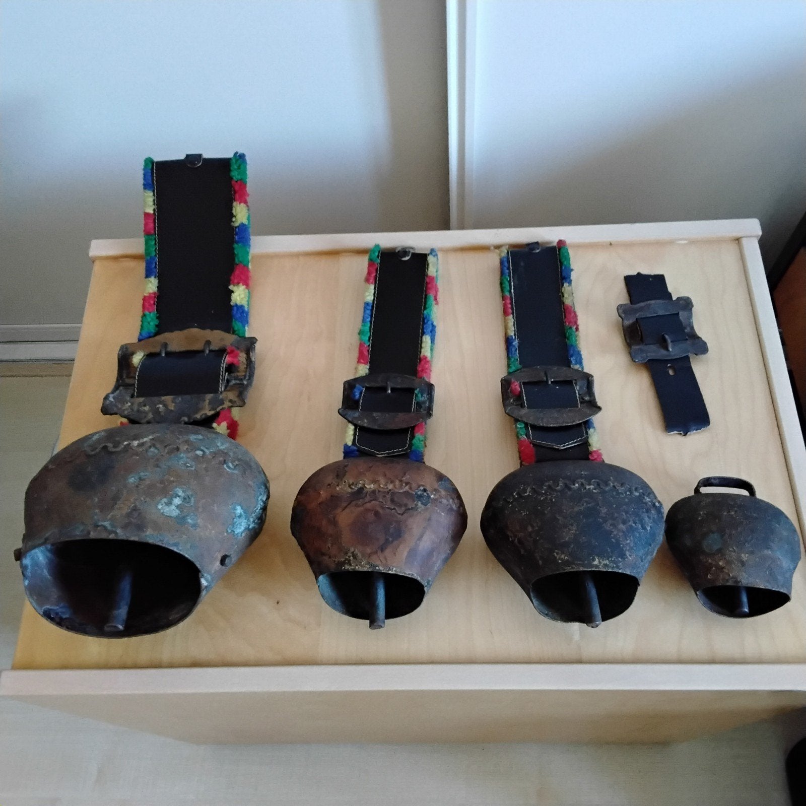 Antieke koebellen alpenbellen, Ophalen of Verzenden