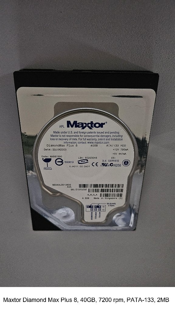 Vintage 3.5" harddisk drives (PATA/SATA HDD), Ophalen of Verzenden