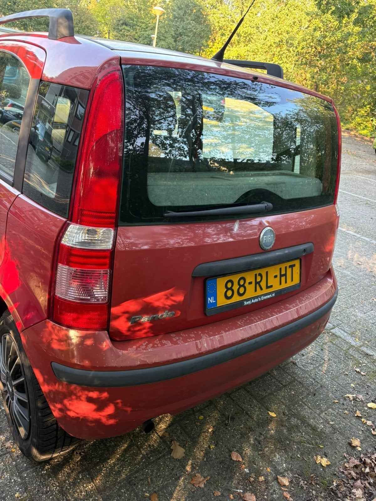 Fiat Panda 1.2 2005 Rood, Auto's, Voorwielaandrijving, Origineel Nederlands, Handgeschakeld, Particulier