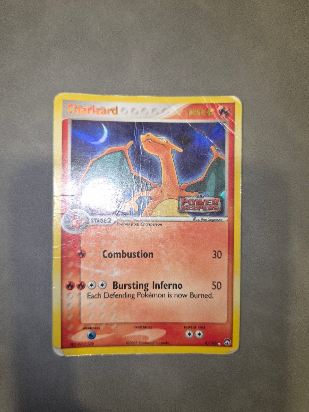 Charizard EX Power Keepers reverse holo pokemon kaart, Hobby en Vrije tijd, Ophalen of Verzenden, Zo goed als nieuw