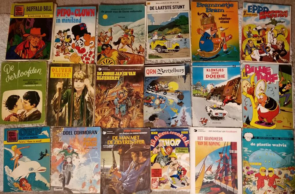 VELE STRIPS allerlei, Meerdere stripboeken, Ophalen of Verzenden, Gelezen