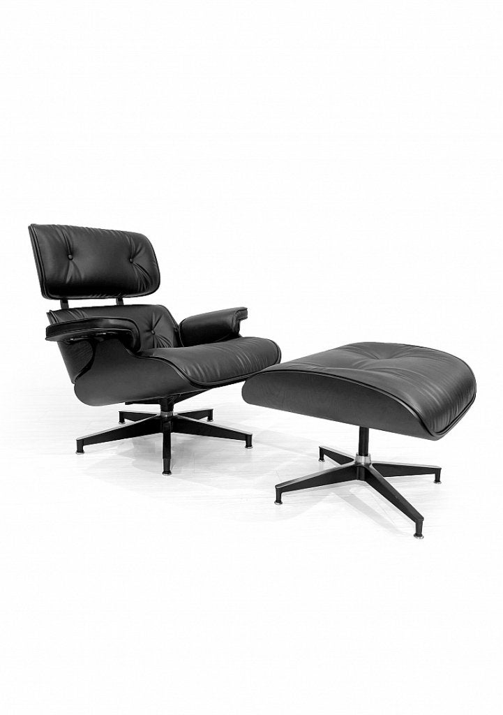 Leisure Chair with Ottoman - Black, Niet ingevuld, Niet ingevuld, Nieuw, Eén