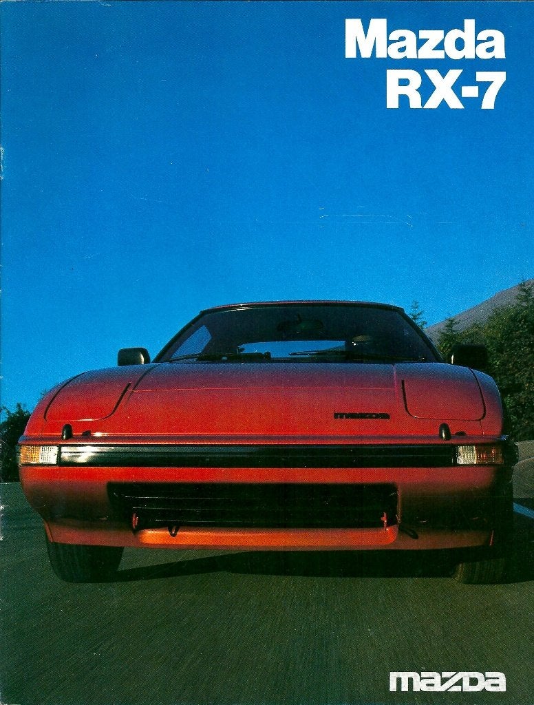 Brochure Mazda RX-7 1981, Boeken, Auto's | Folders en Tijdschriften, Ophalen of Verzenden, Gelezen, Mazda