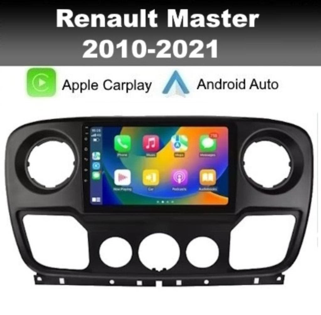 Renault Master radio navigatie android 14 dab+ apple carplay, Auto diversen, Ophalen of Verzenden, Nieuw