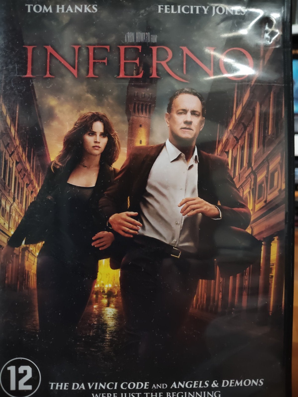inferno Dvd NL ZGAN Tom Hanks, Engels, Vanaf 16 jaar, Inclusief doosje, Nederlands