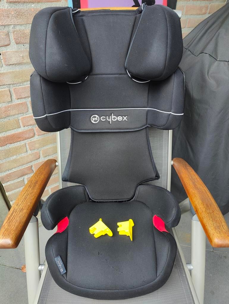 Veilige Cybex Solution X-fix (ISOFIX) – Pure Black – 15-36kg, 15 t/m 36 kg, Zo goed als nieuw, Isofix, Ophalen