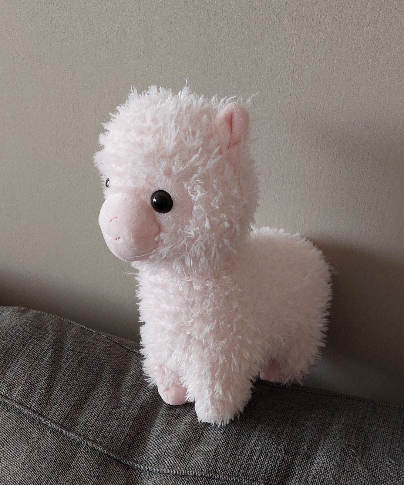 Schattige roze alpaca knuffel, Overige typen, Ophalen of Verzenden, Zo goed als nieuw, Middelgroot (20 tot 80 cm)