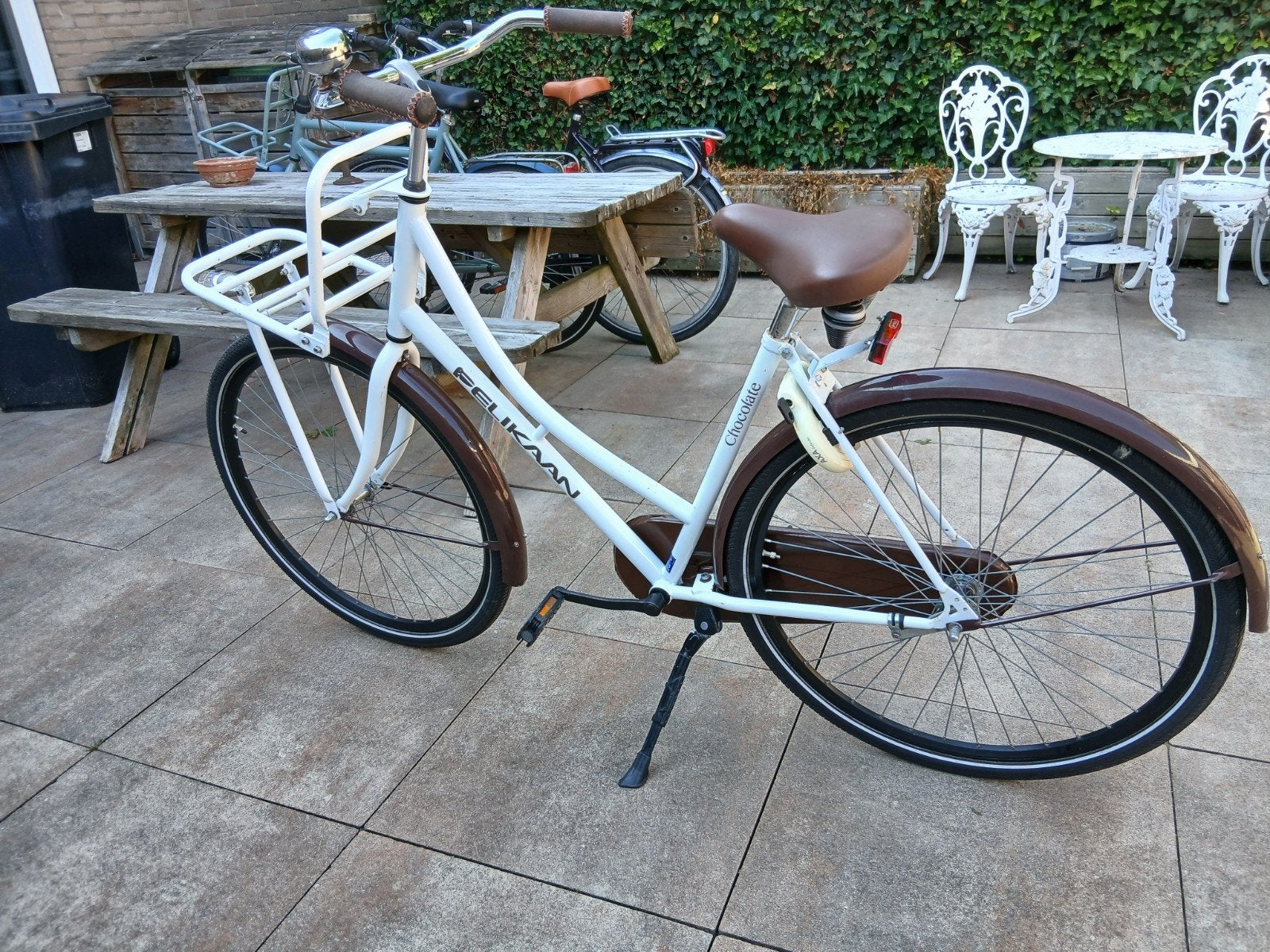 pelikaan chocolate dames,meidenfiets, Fietsen en Brommers, 53 tot 56 cm, Ophalen, Gebruikt, Overige merken