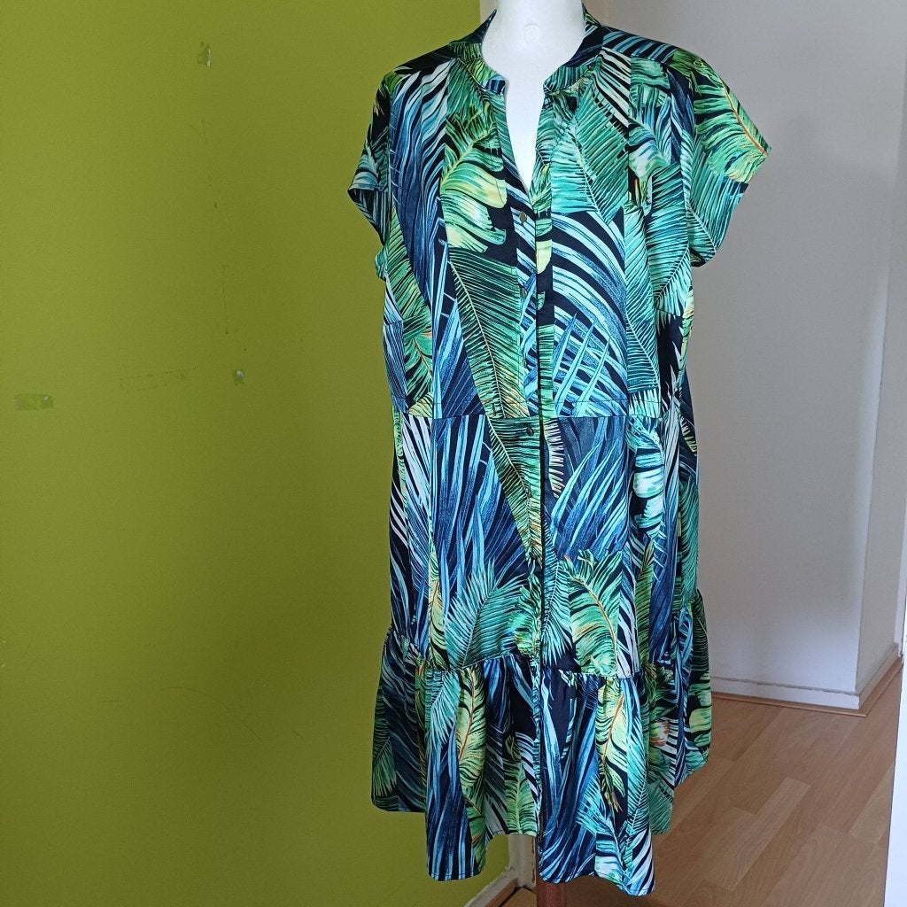 Mooie knoop jurk van Femme9 maat XL, Blauw, Femme9, Maat 46/48 (XL) of groter, Ophalen of Verzenden