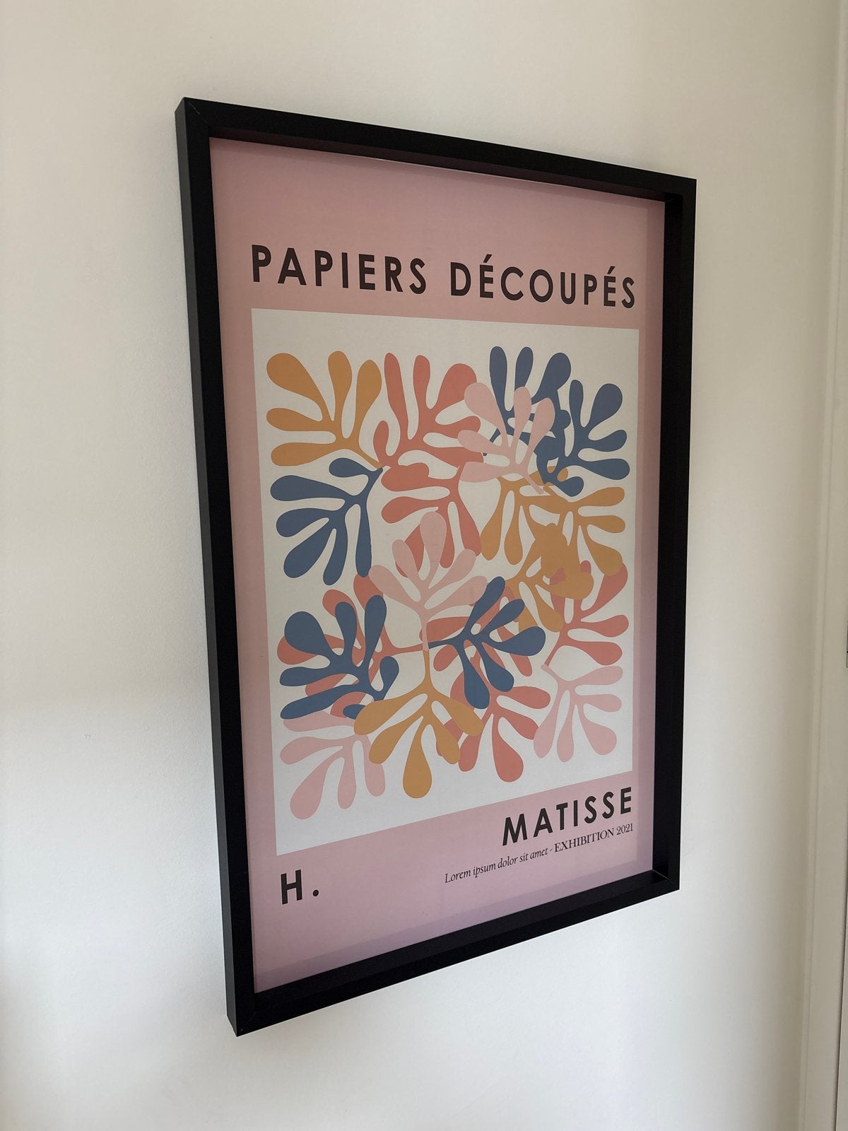 Matisse Papiers Découpés Poster in Lijst, Ophalen, Rechthoekig Staand, Met lijst, Zo goed als nieuw