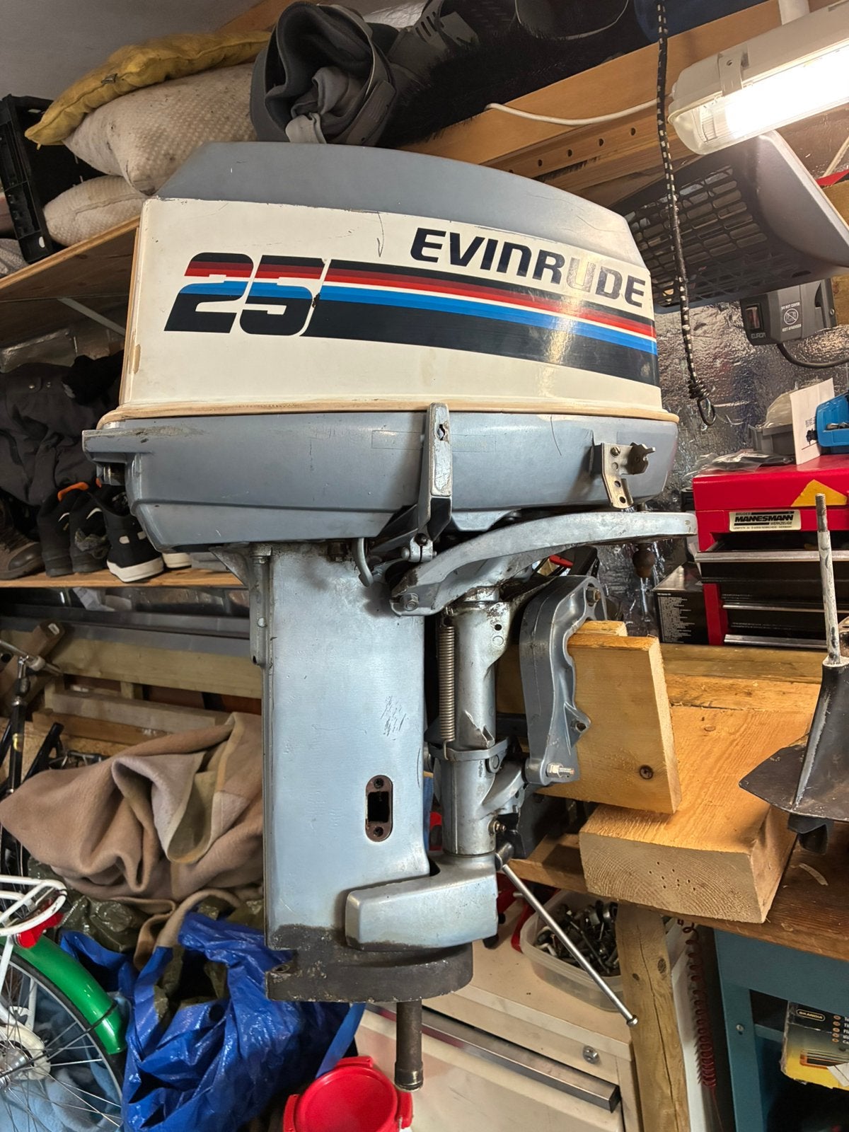 Buitenboord motor 25pk 2t, Ophalen of Verzenden, Zo goed als nieuw