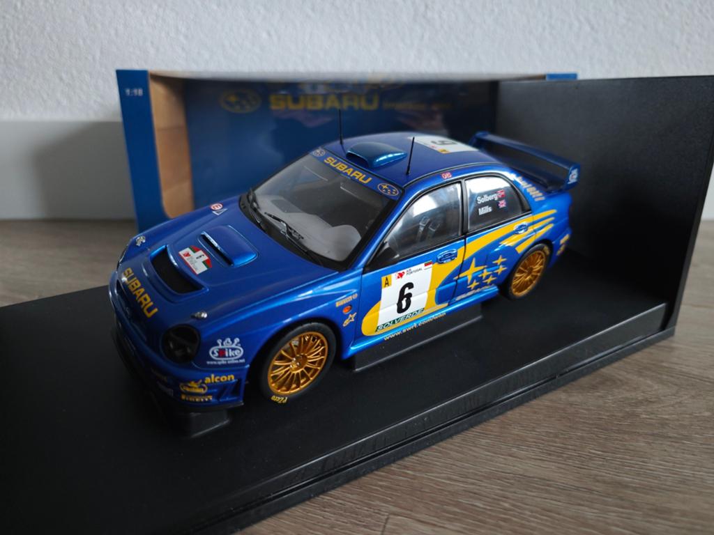 Autoart Subaru Impreza WRC 2001 #6 Solberg/Mills 80193, Ophalen of Verzenden, Gebruikt, Auto, Autoart