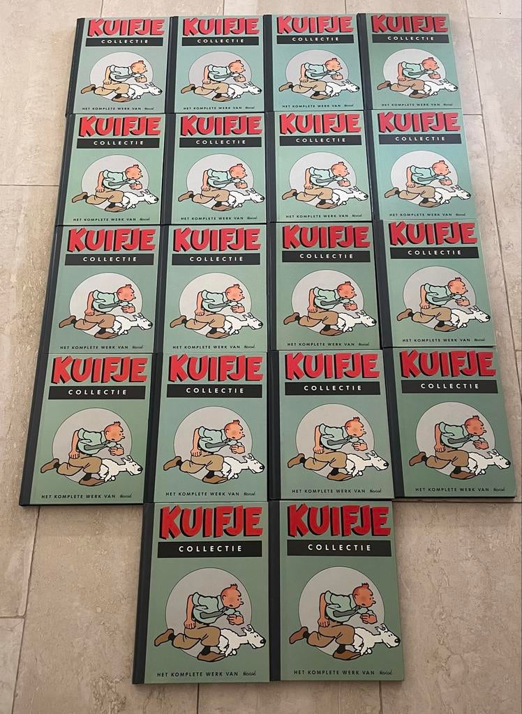 Kuifje Collectie - Complete Reeks 18 Stripboeken, Complete serie of reeks, Ophalen of Verzenden, Zo goed als nieuw
