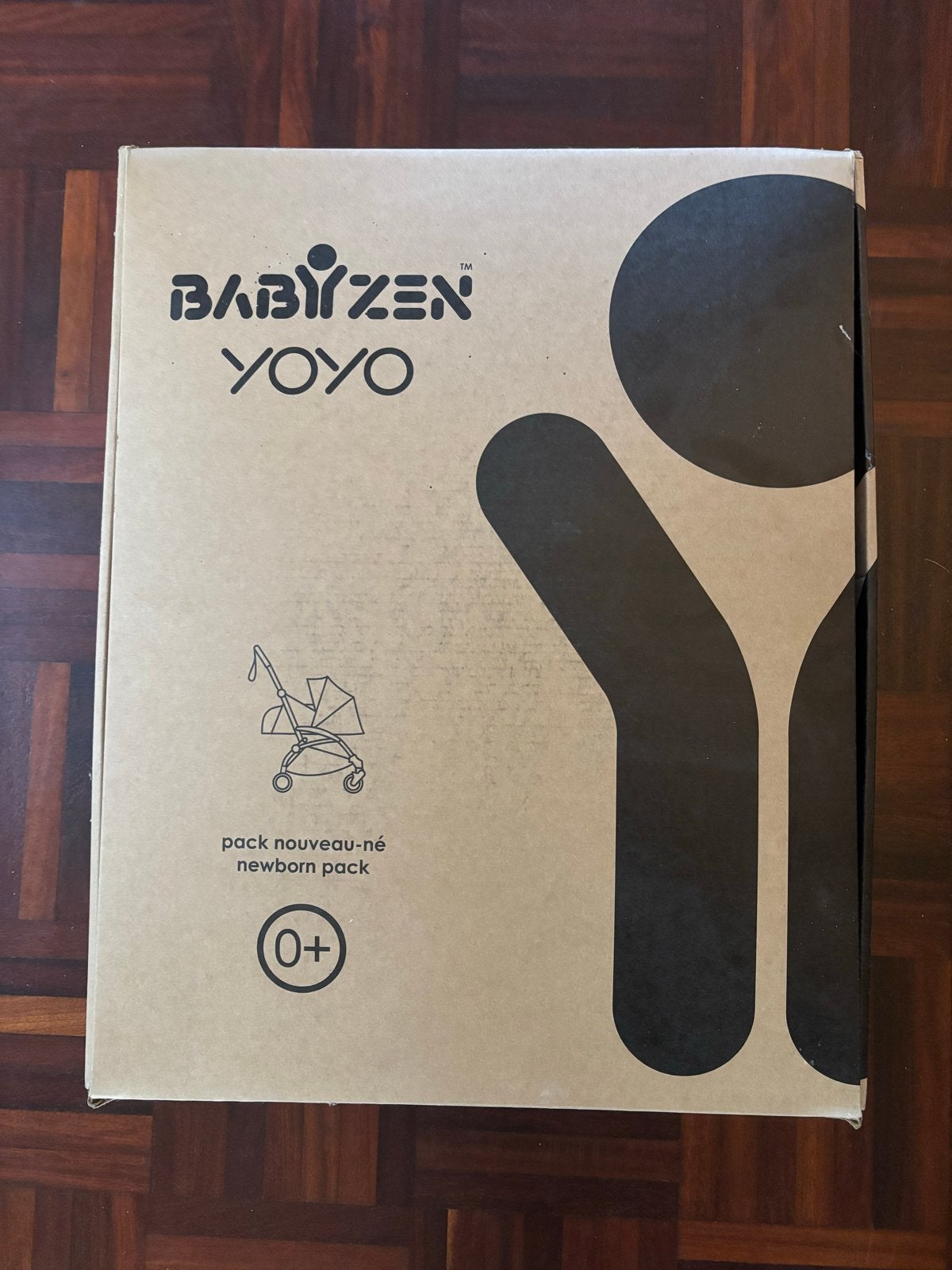 Grijze Babyzen YOYO newborn pack 0+ (nieuw) incl adapters, Nieuw, Ophalen of Verzenden, Met reiswieg, Kinderwagen