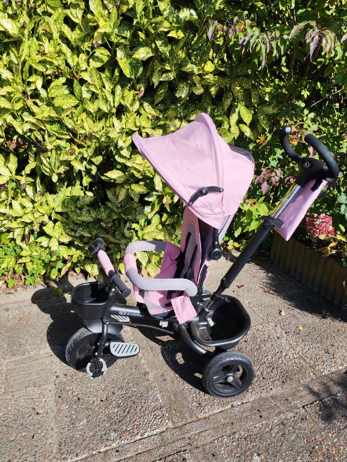 zgan kinderkraft Aveo driewieler roze, Fietsen en Brommers, Ophalen of Verzenden, Zo goed als nieuw, Kinderkraft, Duwstang