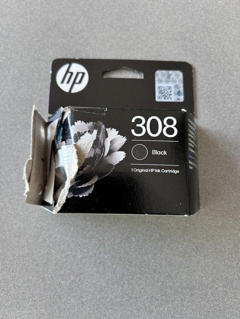 HP Cartridge 308 zwart, Verzenden, Nieuw, Cartridge, Hp