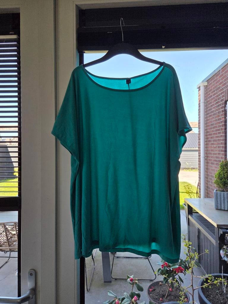 Yoek zomer blouse mintgroen mt 54, Kleding | Dames, Ophalen of Verzenden