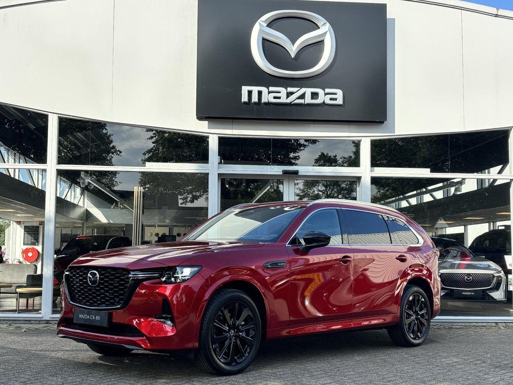 Mazda CX-80 2.5 e-SkyActiv PHEV Homura Business Edition, Auto's, Mazda, Automaat, Adaptive Cruise Control, 4 cilinders, CX-80