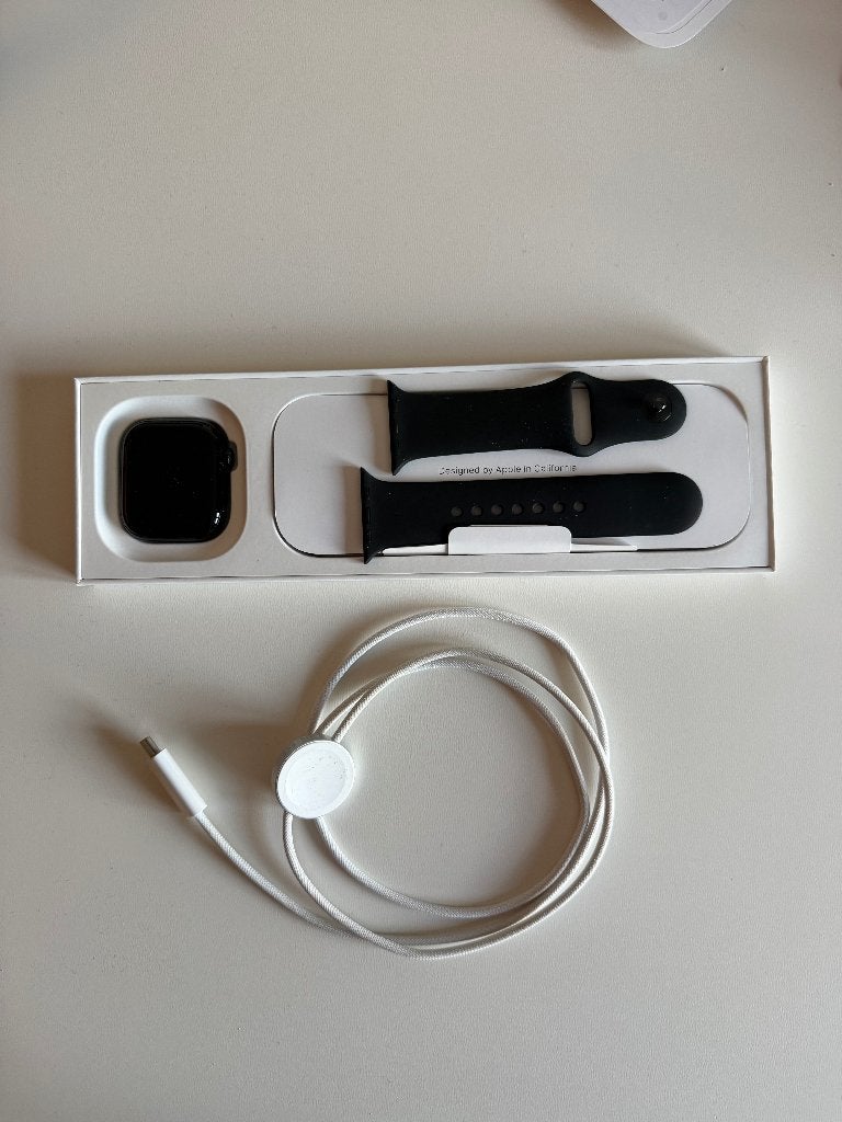 Apple Watch Series 10 42mm Jet Black, Apple Watch ⌚️, Zwart, IOS, Ophalen of Verzenden