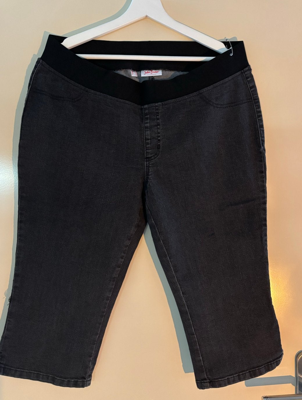 Nieuwe John Baner driekwart stretch jeans maat 46, Ophalen of Verzenden, Nieuw, Zwart, Overige jeansmaten