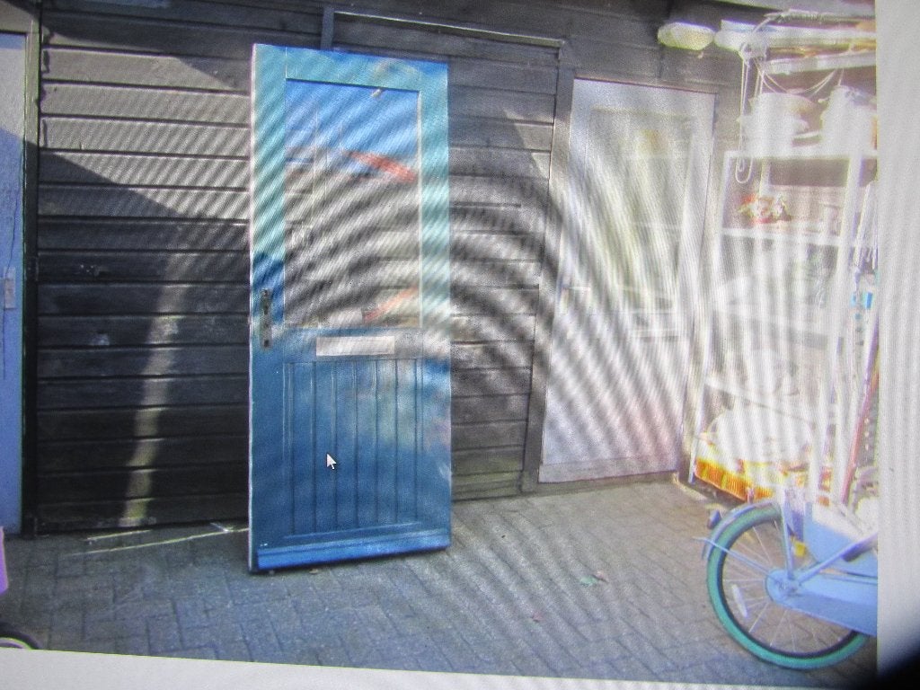 te koop Gebruikte merbau buitendeur 87x210 mm, Ophalen, 80 tot 100 cm, 200 tot 215 cm, Glas