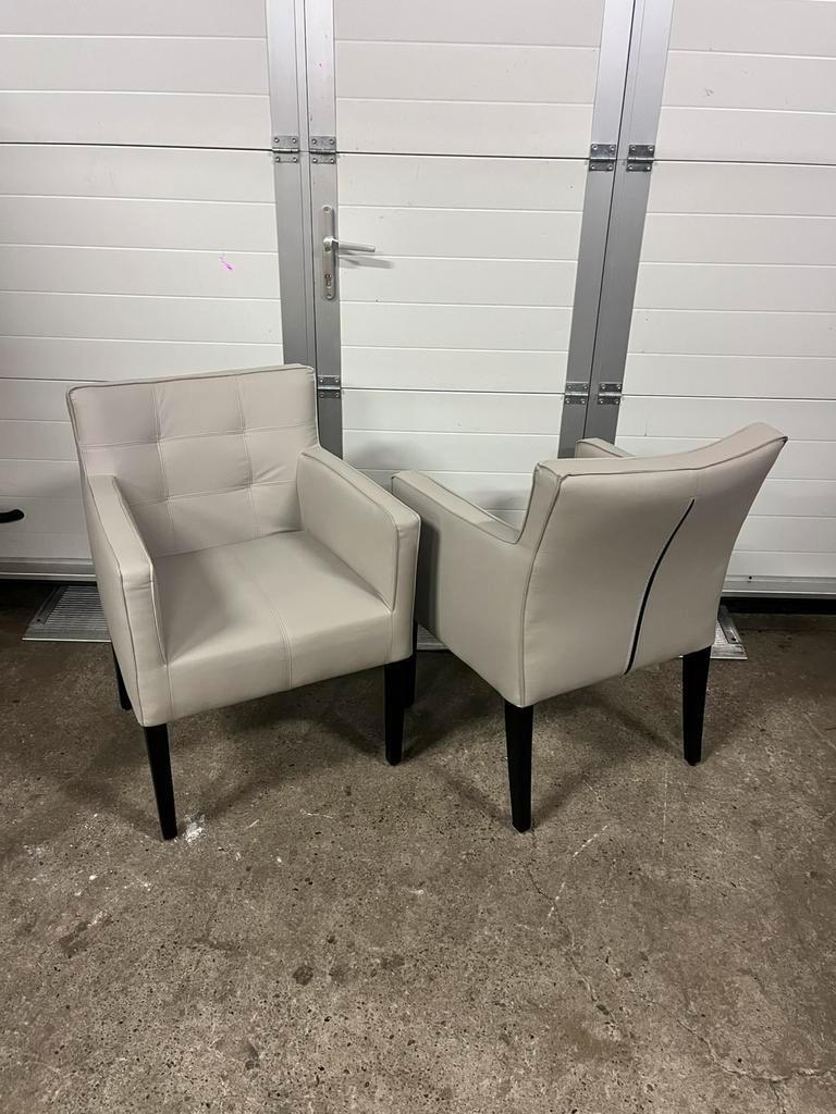 Partij 45 stuks Horeca, bistro, kantine zorgstoelen nieuw, Ophalen, Bruin, Zo goed als nieuw, Vijf, Zes of meer stoelen