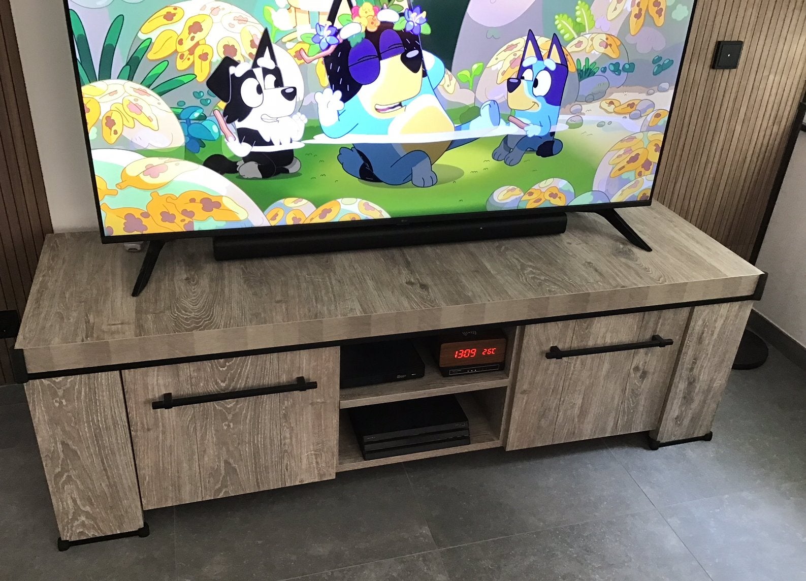Casino Lamulux Tv meubel softclose  industrieel  2 deurs, Ophalen, Overige materialen, 150 tot 200 cm, Zo goed als nieuw